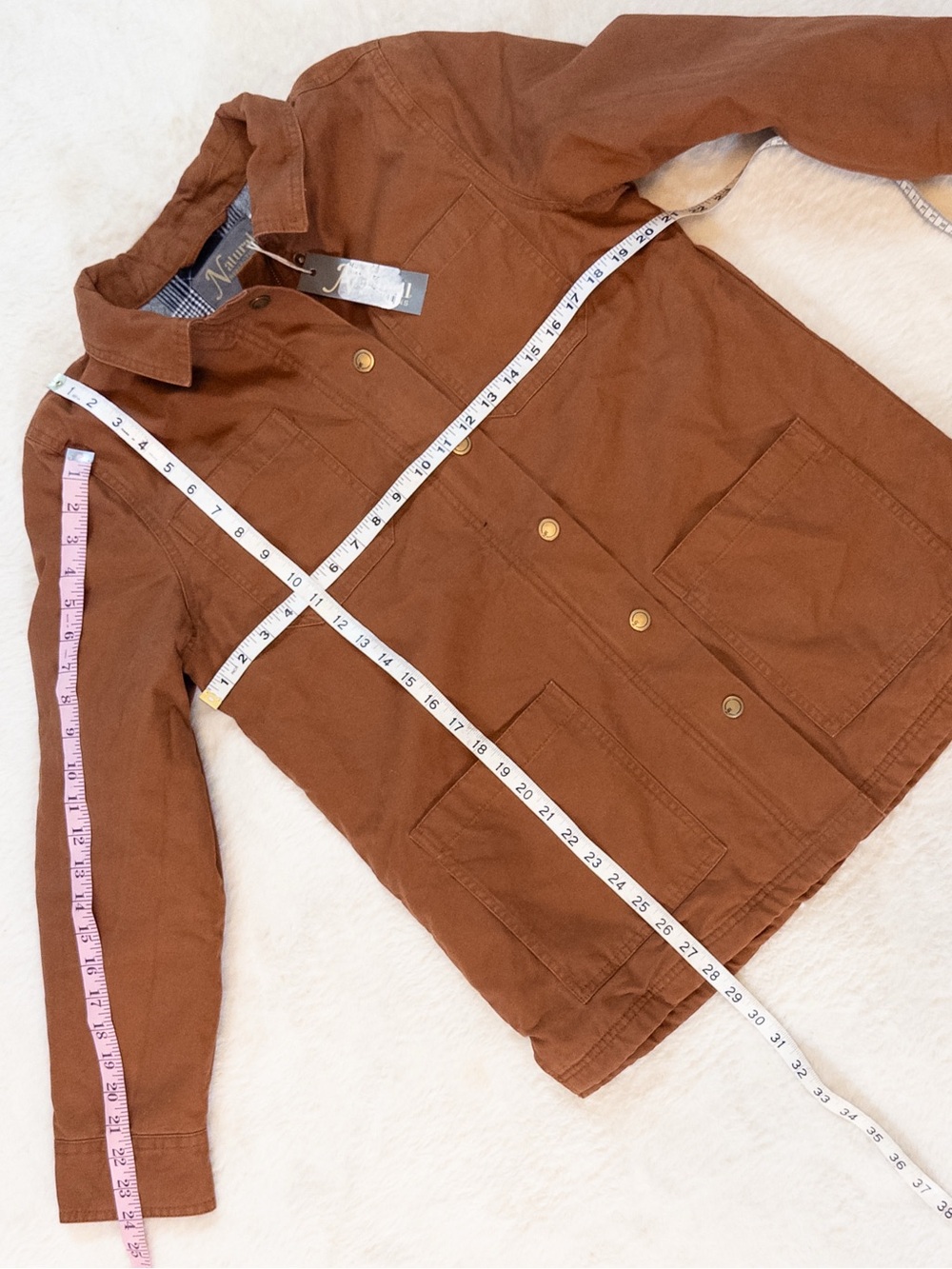 Natural Reflections Rust Utility Jacket - Picture 6 of 10